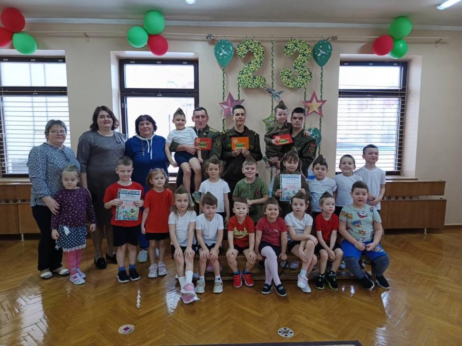 В нашем саду прошел праздник, посвященный 23 февраля